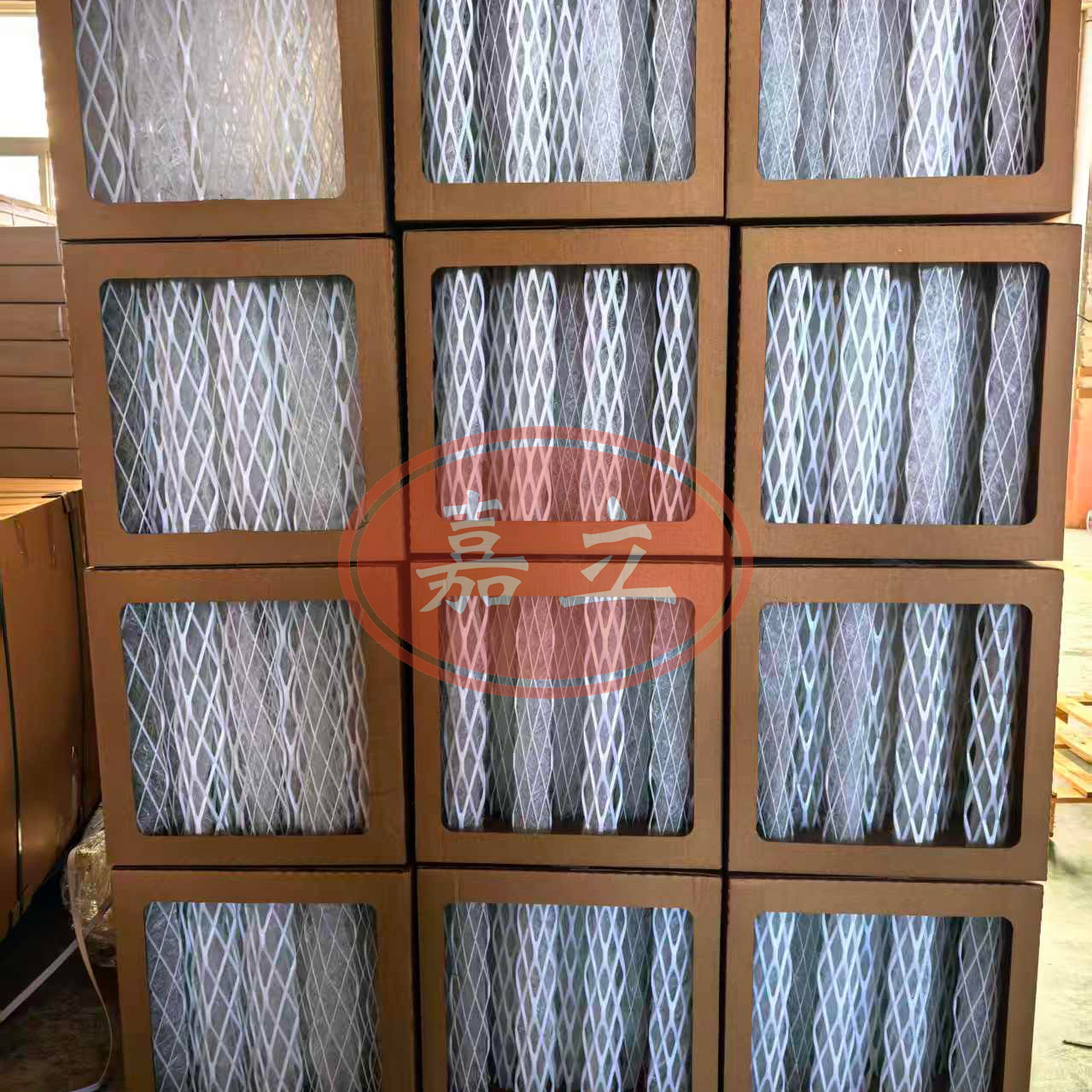 钟山3D柱型漆雾过滤收集器